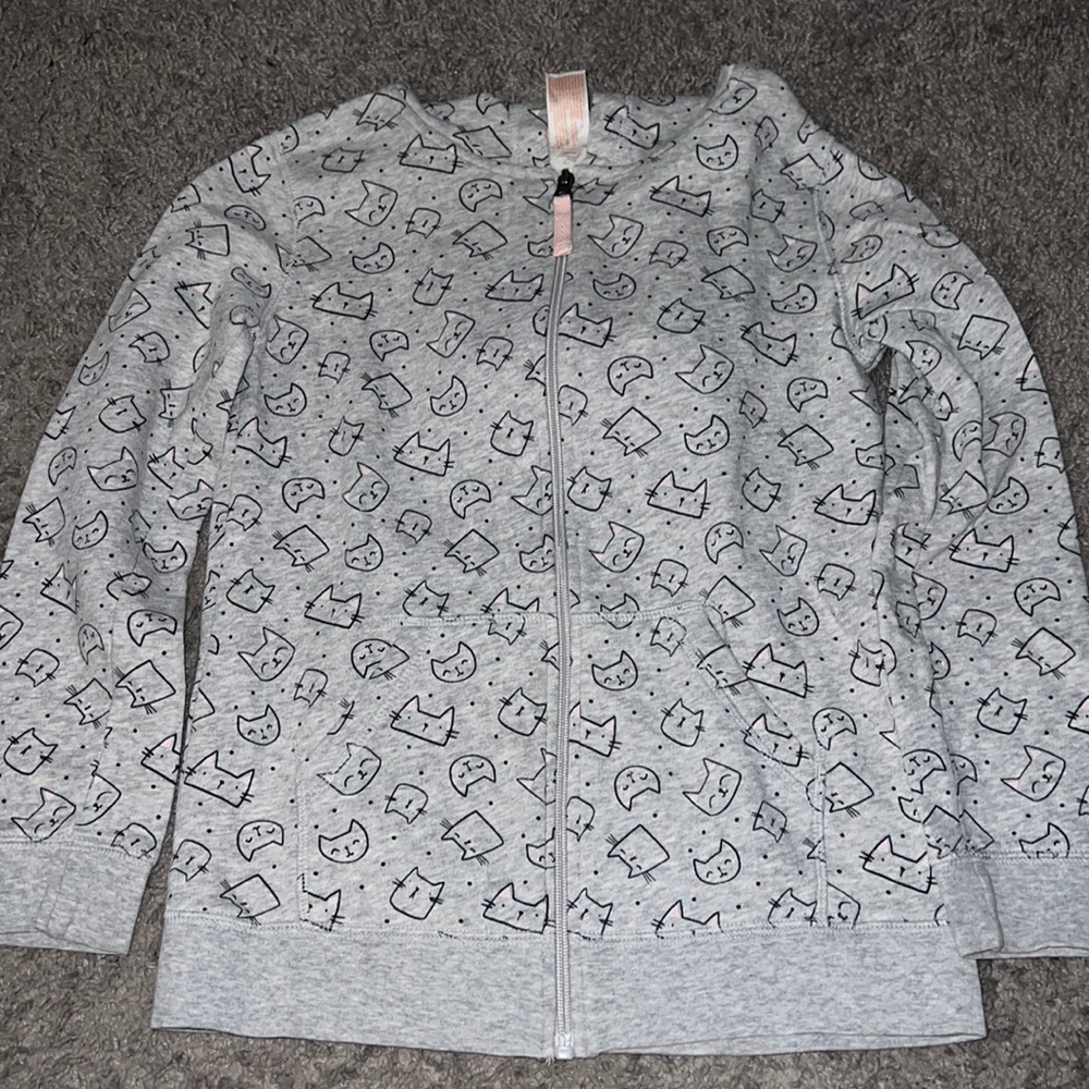 Girls Cat & Jack Hoodie Size L 10/12
